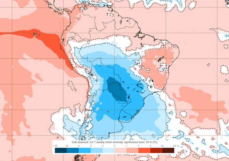Salto terá chuva em cinco dias na próxima semana