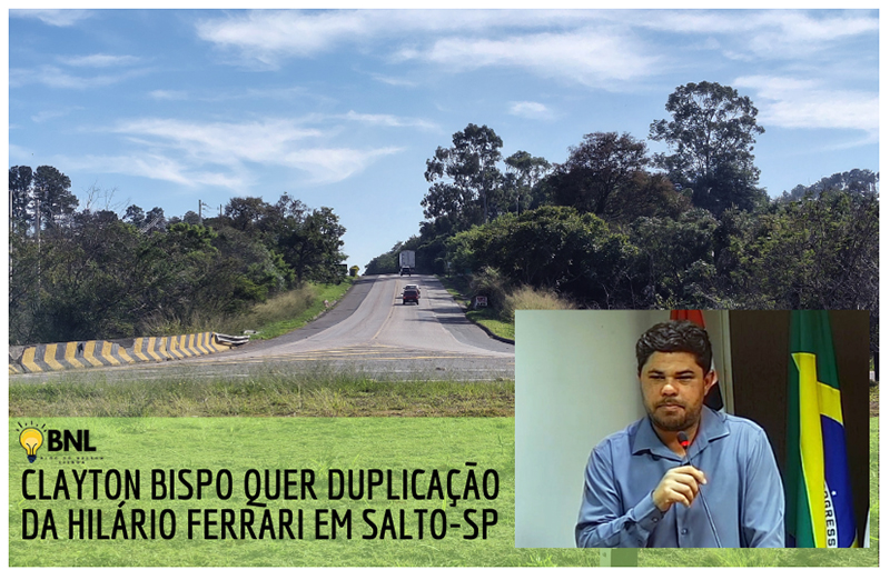 Vereador vai pedir ao Estado para duplicar última rodovia de acesso para Salto
