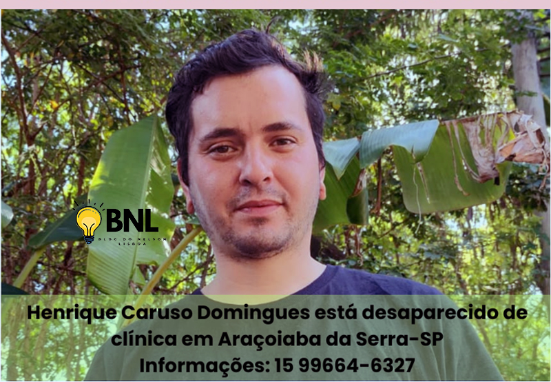 Jovem com esquizofrenia desaparece de Clínica
