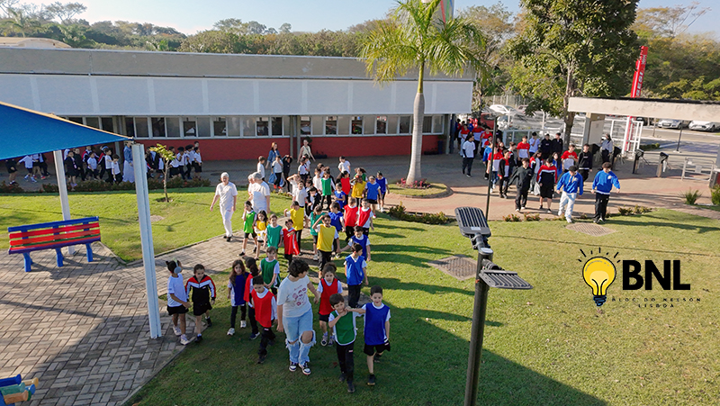 Escola Sesi e Unimax fazem simulação de evacuação de prédio em Salto