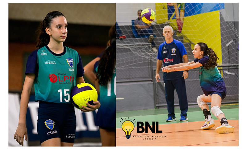 Jovem saltense é mais um talento do voleibol em ascensão