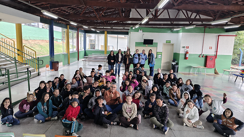Alunos da EMEB Thereza Spina Zacchi de Cabreúva  dão show de conhecimento