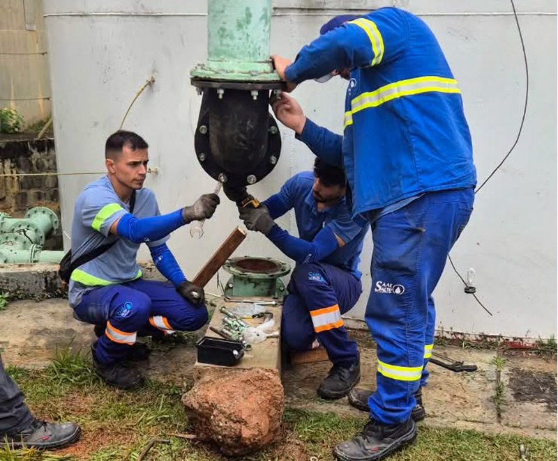 Manutenção no Icaraí não exigiu parar o fornecimento de água