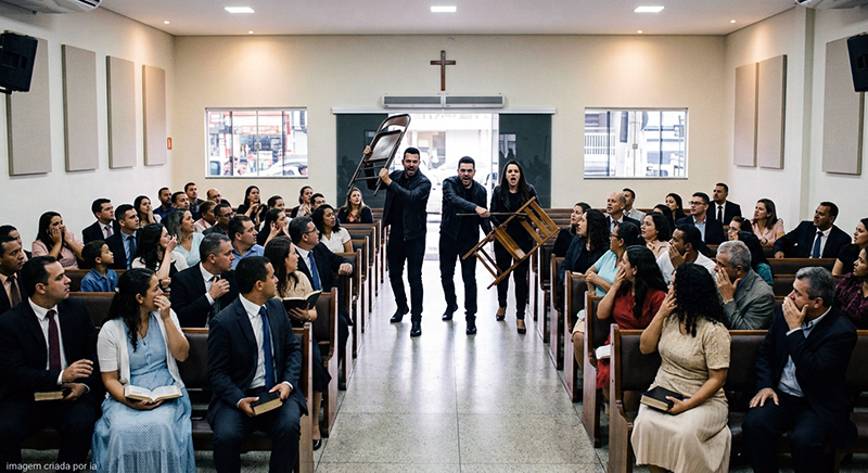Culto evangélico é invadido em Itu e fiel sai ferido