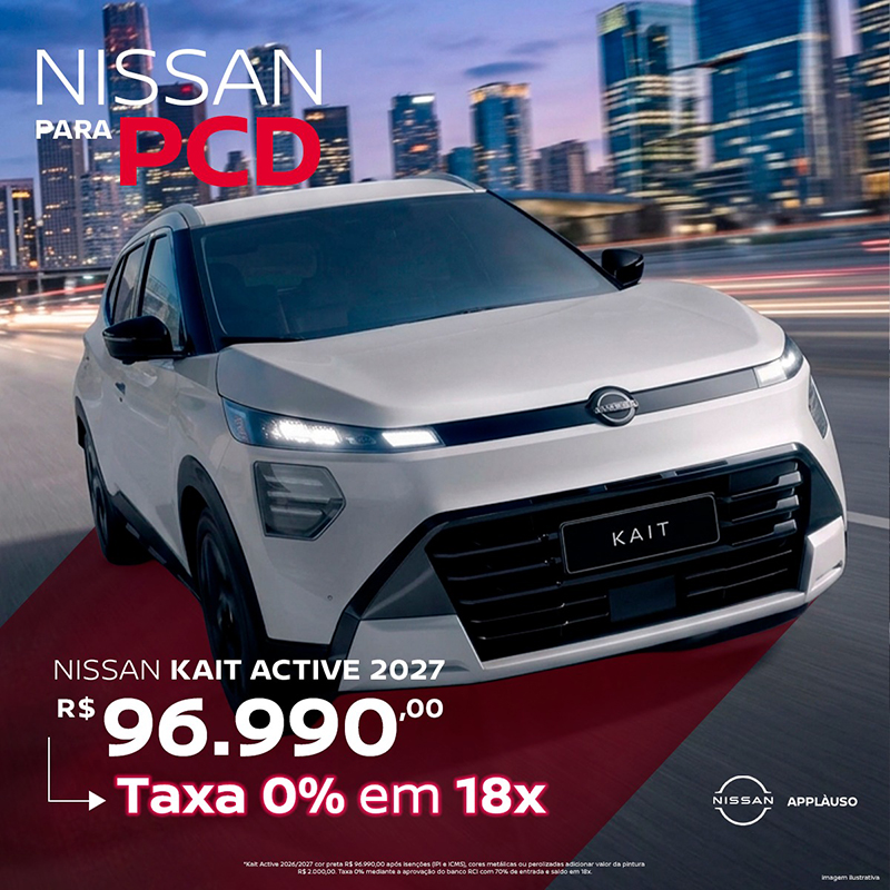 Applàuso Nissan faz Dia de Ação PCD no dia 10